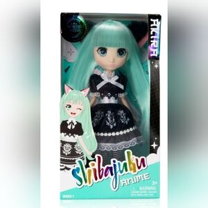 Shibajuku Anime 13" Fashion Doll- AkiraGreen and Black Doll with Accessories